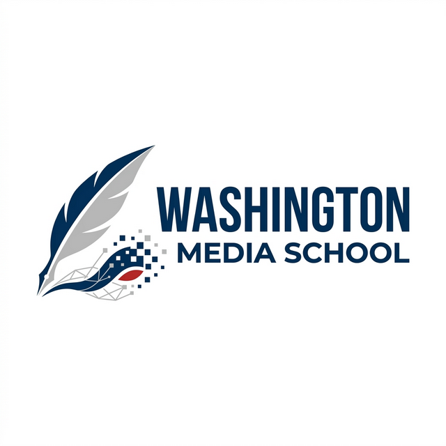 Логотип Washington Media School